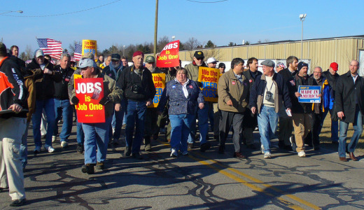 Undaunted, labor builds a movement from the ground up