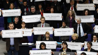 Bustle in the Bundestag