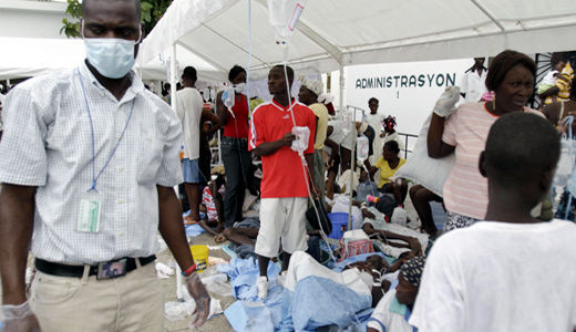 Dangerous cholera outbreak in Haiti