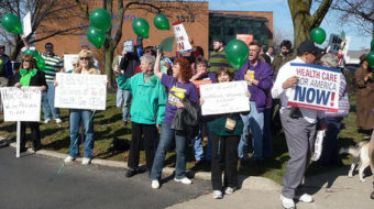 Labor mobilizes votes for health care bill