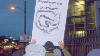 Machinists confront corporate greed at Hamilton Sundstrand