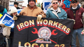 Video: Union power erupts in Indiana