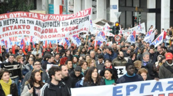 Greek workers fight back
