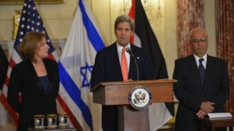Goal is Israeli-Palestine pact in 9 months, Kerry says