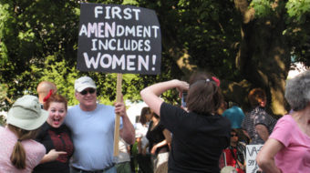 “Vagina voters” speak out at Michigan Capitol