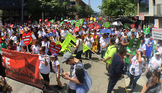 May Day, West Coast style