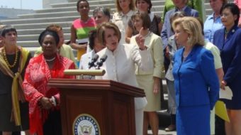 Beating up Nancy Pelosi