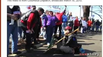 With health care street heat, progressives blunt teabaggers