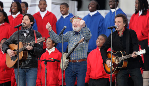 Pete Seeger on Woody Guthrie, youth and the environment