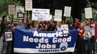 Oregon workers petition for jobs, safety net