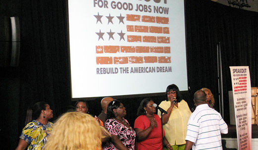 “Good Jobs” tour: Detroiters say we need jobs, not spending on war