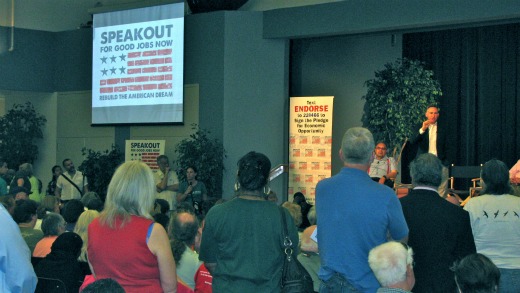 1,000 demand “Good Jobs Now” at Progressive Caucus speakout