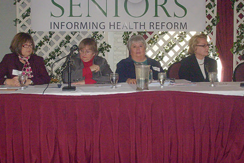 Seniors rally for strong health care reform