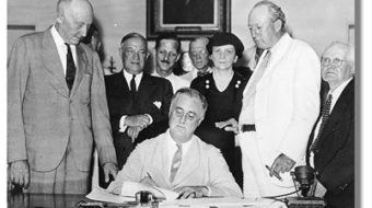 Today in labor history: Roosevelt signs Social Security Act