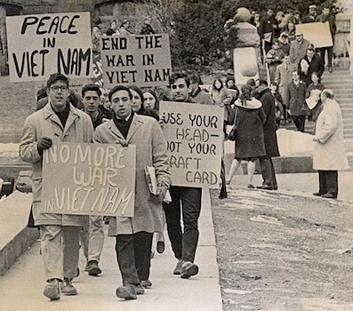 Today in labor history: Vietnam war protests, draft card burned