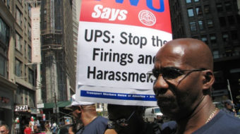 N.Y. transit union pickets UPS, backs Turkish workers