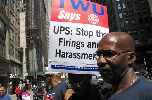 N.Y. transit union pickets UPS, backs Turkish workers