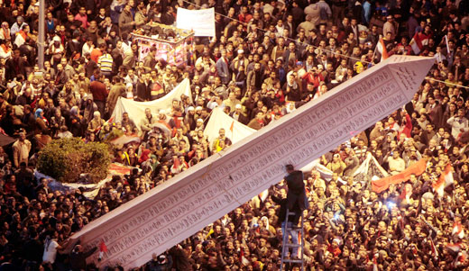 “Bread, freedom, human dignity”: Mass protest returns to Tahrir Square