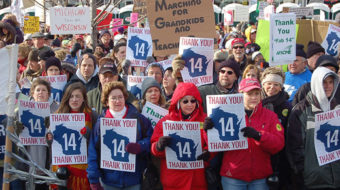 Another hot Wisconsin election today, after big labor push