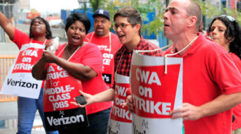 45,000 Verizon workers strike over company greed