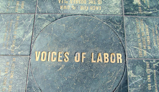 The guy who delivers your mail takes a labor history tour