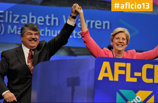 Elizabeth Warren at AFL-CIO meet: “If we don’t fight, we don’t win”