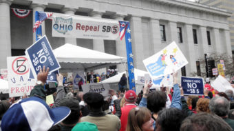 Ten thousand Ohioans kick off fight to repeal Senate Bill 5