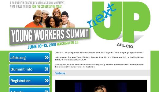 Young union activists quiz top leaders, plan networks