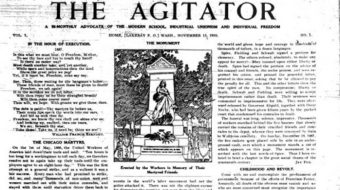 Today in labor history: “The Agitator” first published