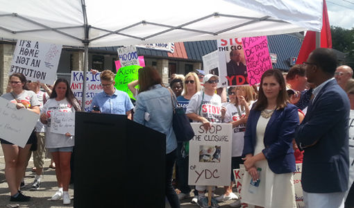 Ohioans protest as Kasich announces his campaign for presidency