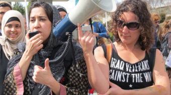 Protesters shut down recruiting center