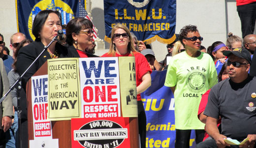 Across the country, hundreds of thousands declare, “We are One”