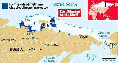 Chilling discovery: Arctic ice releases deadly greenhouse gas