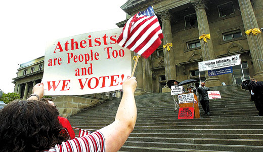 Atheists also fight for religious freedom