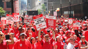 Verizon working families strike for better workplace