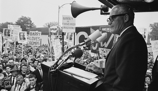 I shared a cab with Sen. Barry Goldwater