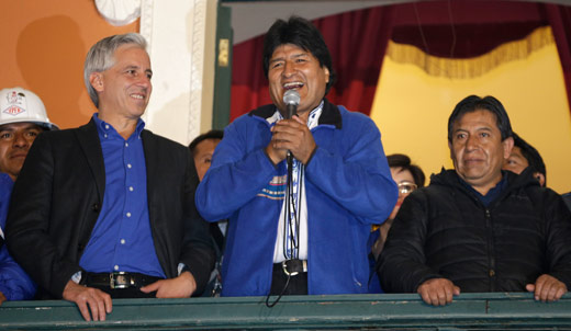 President Morales and Bolivian socialists score big election win