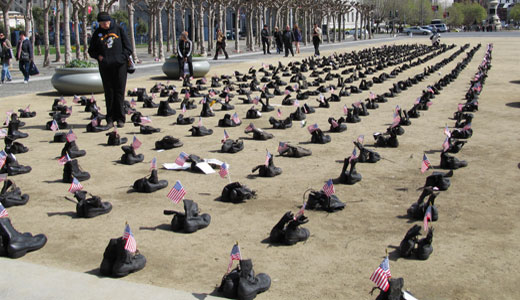 Veterans, families mark 9th anniversary of Iraq War