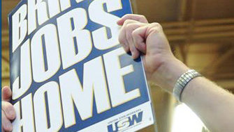 Steel workers campaign to bring outsourced jobs home