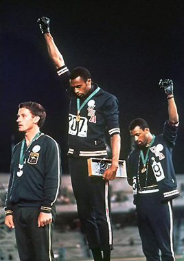 Try telling John Carlos that sports and politics don’t mix