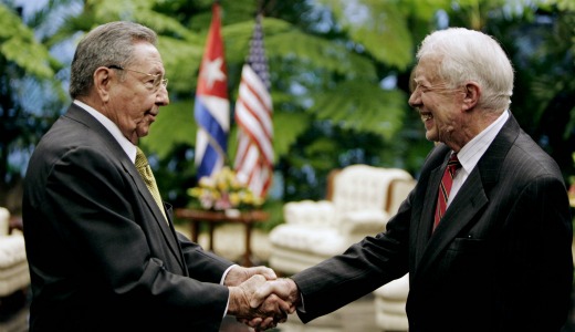 Carter calls for Cuban 5 release, end to blockade