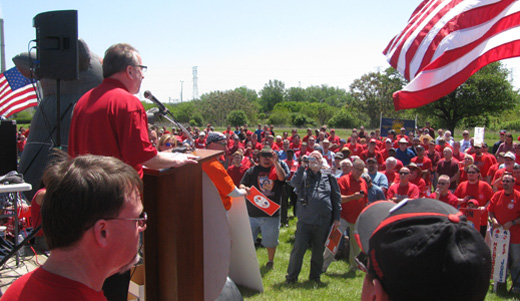 Strikers blast Caterpillar greed, reject concessions