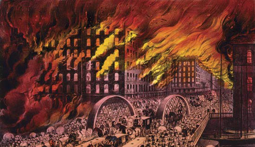Today in labor history: 1871 Great Fire ravages Chicago