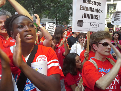 Chicago Labor Day rocks with solidarity for teachers