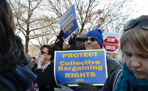 Union membership declined by 398,000 in 2012