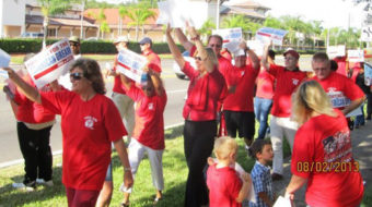 CWA workers fighting for a fair contract with AT&T