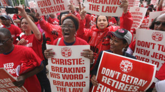 Another problem for Gov. Christie: lawsuit for failure to pay pensions