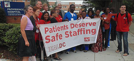 D.C. hospital nurses campaign vs. short-staffing, for better patient care