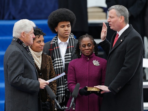 De Blasio takes over in New York