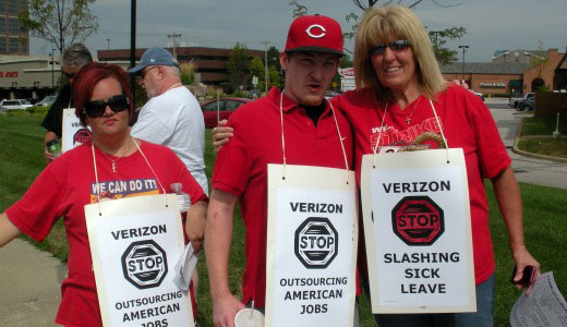 St. Louis labor and community rallies to support Verizon strikers